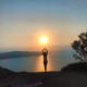 Athena Julie - Goddess of Santorini Sunset