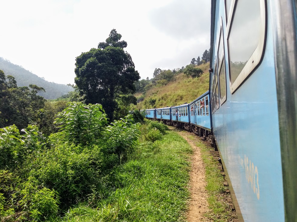 The scenic Kandy - Ella train ride in Sri Lanka