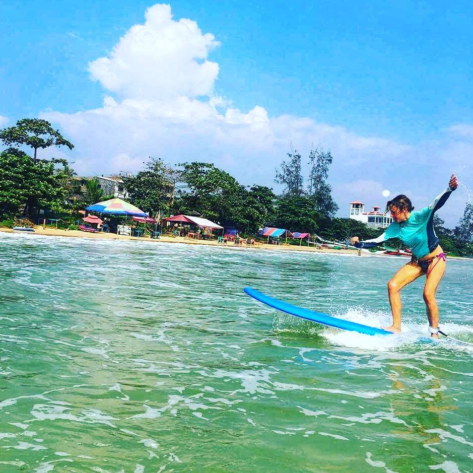 Surf and Shine with Julie Jewels Bertrand Welligama Sri Lanka Surf