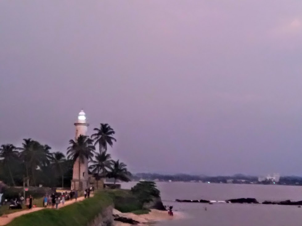 Twilight time in Galle Sri Lanka